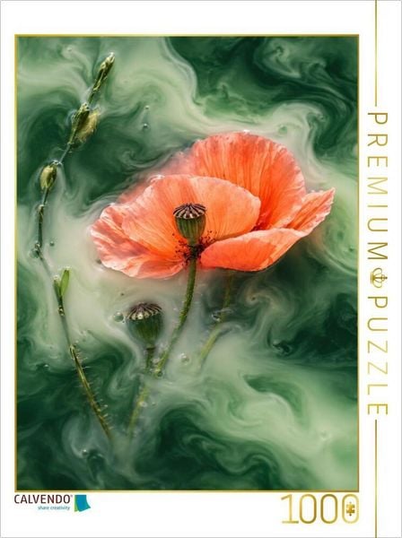 CALVENDO Puzzle Klatschmohn | 1000 Teile Lege-Größe 64 × 48 cm Foto-Puzzle für glückliche Stunden