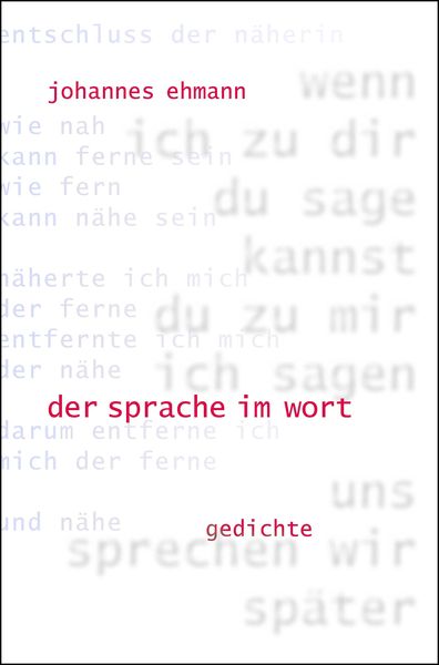 Der sprache im wort, Taschenbuch von Johannes Ehmann, Wiesenburg, 9783943528268