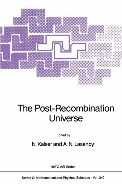 Produktbild: The Post-Recombination Universe