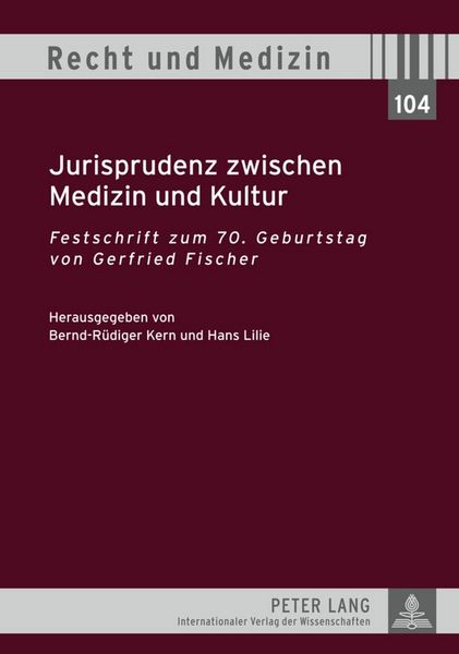 Produktbild: Jurisprudenz zwischen Medizin und Kultur