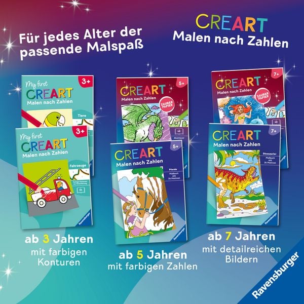 Produktbild: CreArt Malen nach Zahlen ab 7 Disney - Lilo & Stitch