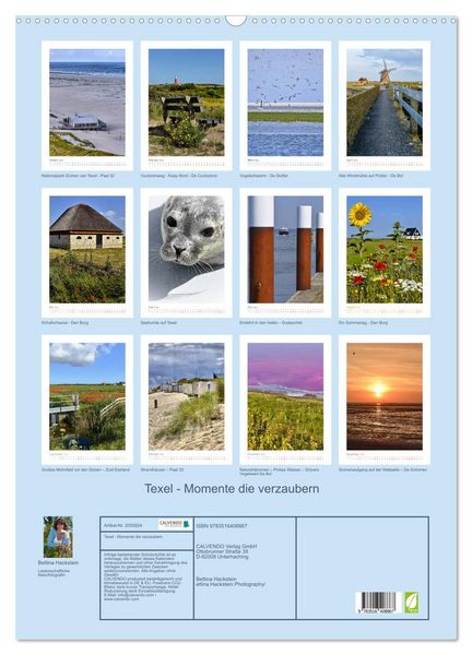 Produktbild: Texel - Momente die verzaubern (Wandkalender 2026 DIN A2 hoch), CALVENDO Monatskalender