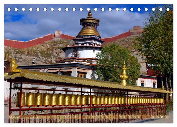 Produktbild: Stupas &ndash; Buddhistische Sakralbauten 2026 (Tischkalender 2026 DIN A5 quer), CALVENDO Monatskalender