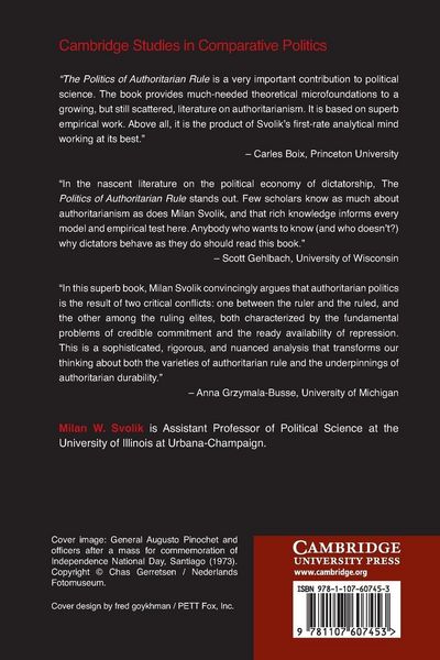 Produktbild: The Politics of Authoritarian Rule