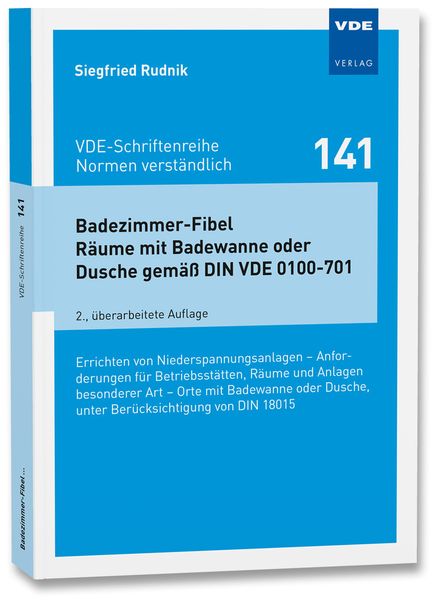 Produktbild: Badezimmer-Fibel R&auml;ume mit Badewanne oder Dusche gem&auml;&szlig; DIN VDE 0100-701