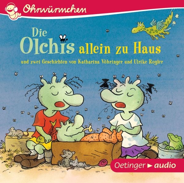 Produktbild: Die Olchis allein zu Haus und zwei Geschichten von Katharina Vöhringer und Ulrike Rogler