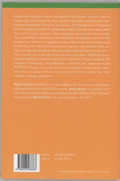 Produktbild: The Dynamics of International Migration and Settlement in Europe
