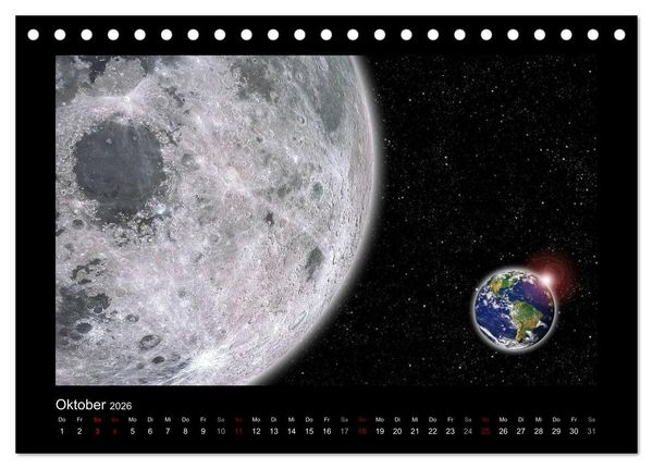 Produktbild: Magisches Universum (Tischkalender 2026 DIN A5 quer), CALVENDO Monatskalender