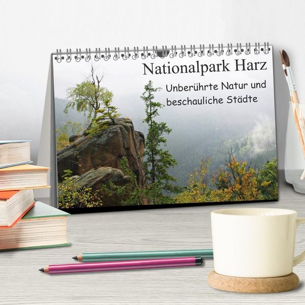 Produktbild: Nationalpark Harz Unber&uuml;hrte Natur und beschauliche St&auml;dte (Tischkalender 2026 DIN A5 quer), CALVENDO Monatskalender