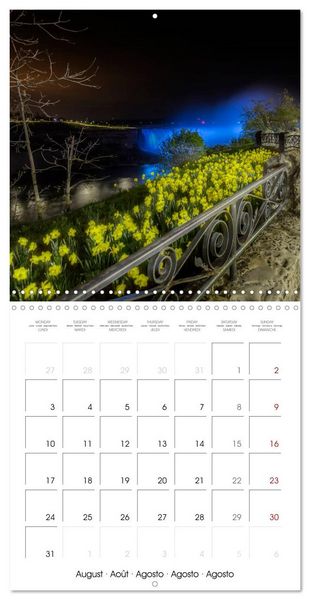 Produktbild: NIAGARA FALLS Idyllic impressions by day and night (Wall Calendar 2026 12 &times; 12 Inch) CALVENDO 12 Month Wall Calendar