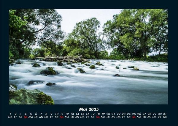 Produktbild: Wasserf&auml;lle 2025 Fotokalender DIN A4