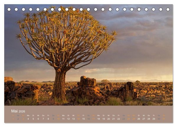 Produktbild: What a wonderful world (Tischkalender 2026 DIN A5 quer), CALVENDO Monatskalender