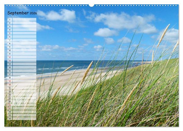 Produktbild: Egmond aan Zee (Wandkalender 2026 DIN A2 quer), CALVENDO Monatskalender