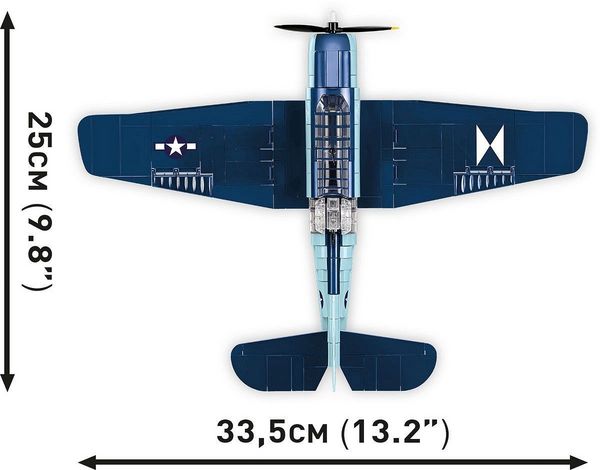 Produktbild: COBI Historical Collection 5752 - Grumman TBF Avenger, Kampfflugzeug, WWII, 392 Klemmbaustein, Bausatz