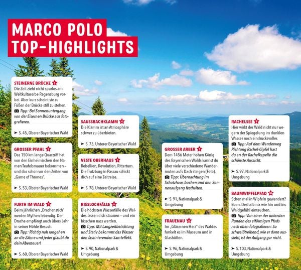 Produktbild: MARCO POLO Reiseführer Bayerischer Wald