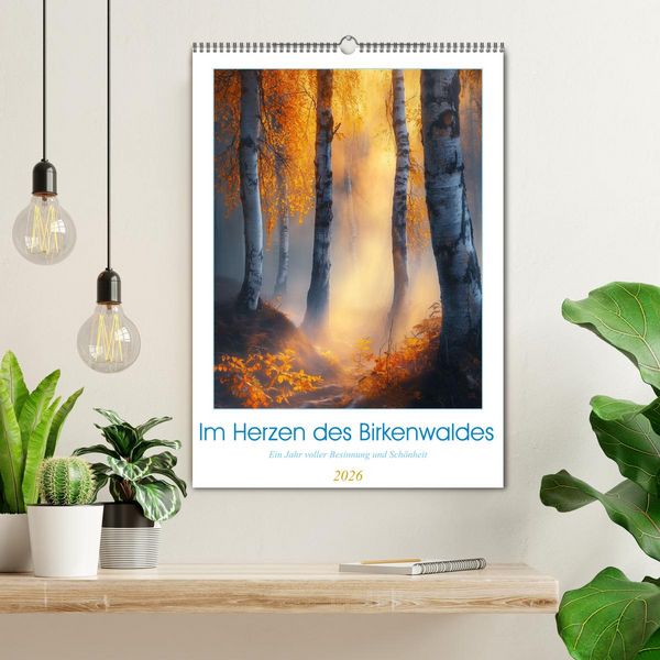 Produktbild: Im Herzen des Birkenwaldes (Wandkalender 2026 DIN A2 hoch), CALVENDO Monatskalender