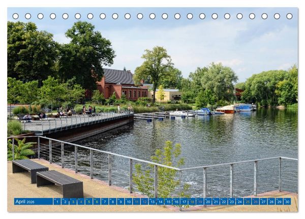 Produktbild: Brandenburg an der Havel - Stadt der Flussarme, Kan&auml;le und Inseln (Tischkalender 2026 DIN A5 quer), CALVENDO Monatskalender