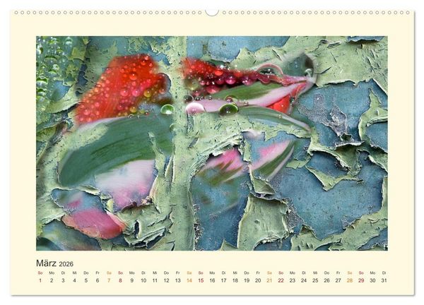 Produktbild: Fotografie trifft Malerei (Wandkalender 2026 DIN A2 quer), CALVENDO Monatskalender