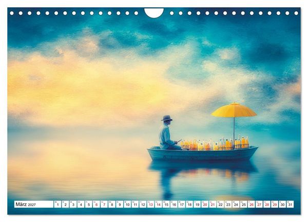 Produktbild: Fantastische F&auml;nge Die Kunst, das Unm&ouml;gliche zu angeln (Wandkalender 2027 DIN A4 quer), CALVENDO Monatskalender