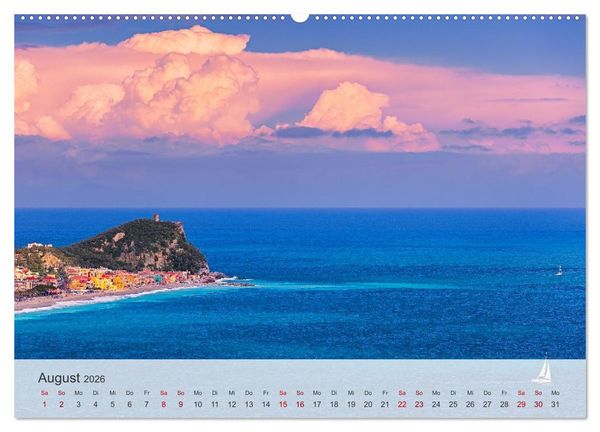 Produktbild: Varigotti - K&uuml;stensch&ouml;nheit Liguriens (Wandkalender 2026 DIN A2 quer), CALVENDO Monatskalender