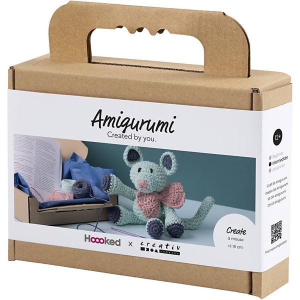 Produktbild: Creativ Company Kreativ Set Amigurumi, Maus, Mint