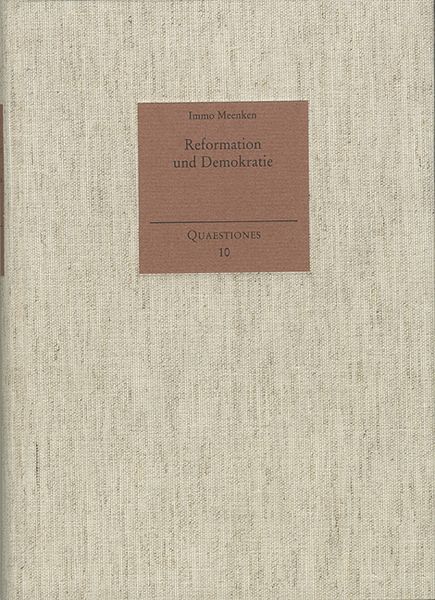 Produktbild: Reformation und Demokratie