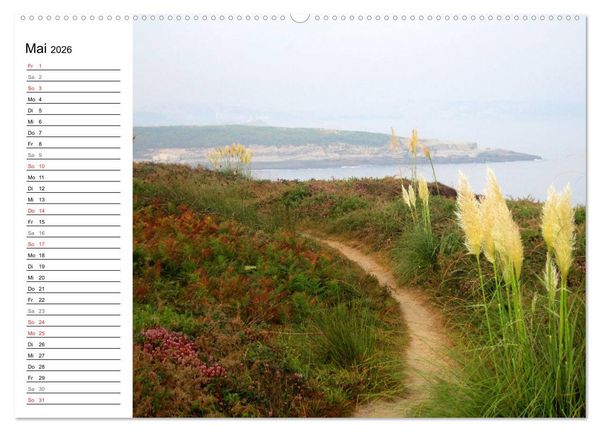 Produktbild: Camino del norte - K&uuml;stenweg (hochwertiger Premium Wandkalender 2026 DIN A2 quer), Kunstdruck in Hochglanz