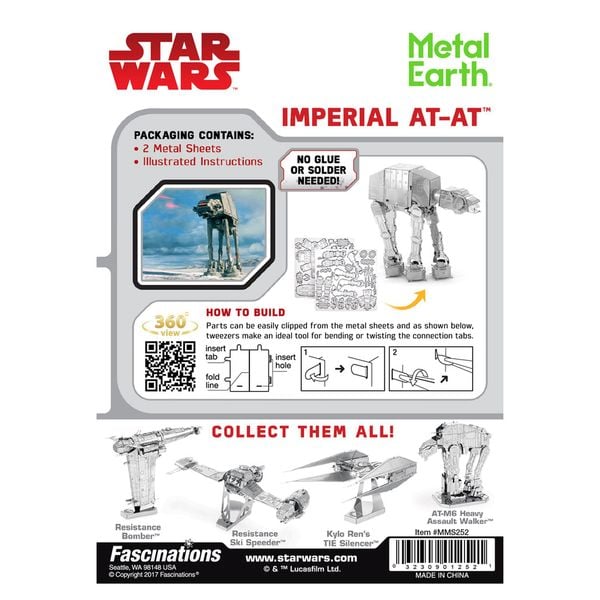 Produktbild: Metal Earth: STAR WARS AT-AT