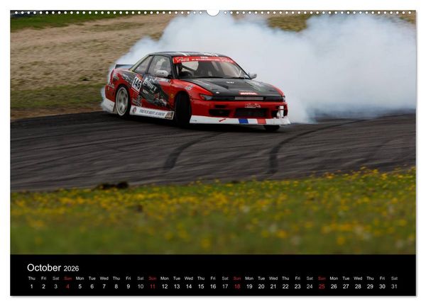 Produktbild: Drifting at the Nurburgring (High Quality Premium Wall Calendar 2026 DIN A2 landscape),CALVENDO 12 Month Wall Calendar