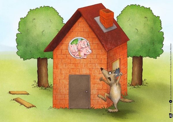 Produktbild: Die drei kleinen Schweinchen. Kamishibai Bildkartenset