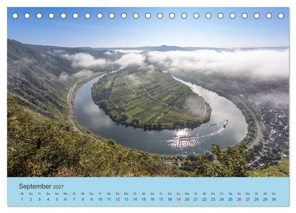 Produktbild: Moselansichten (Tischkalender 2027 DIN A5 quer), CALVENDO Monatskalender