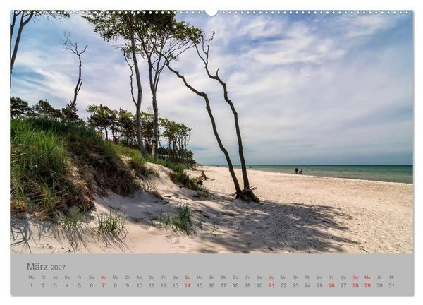 Produktbild: Ostsee, Fischland-Dar&szlig; (hochwertiger Premium Wandkalender 2027 DIN A2 quer), Kunstdruck in Hochglanz