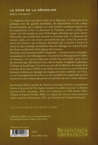 Produktbild: Le Sens de la Demesure