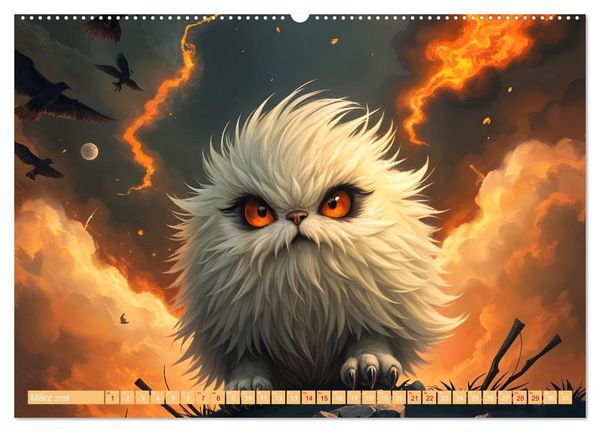Produktbild: Unerkl&auml;rlich (hochwertiger Premium Wandkalender 2026 DIN A2 quer), Kunstdruck in Hochglanz