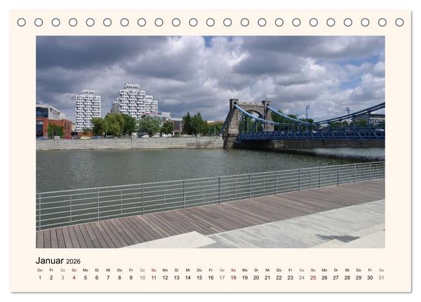 Produktbild: Breslau - Schlesiens Herz an der Oder (Tischkalender 2026 DIN A5 quer), CALVENDO Monatskalender