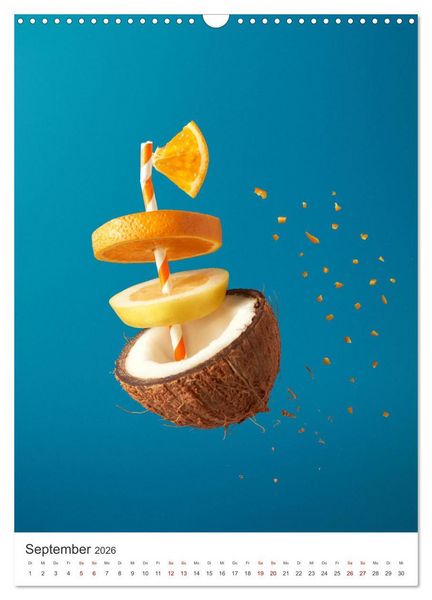 Produktbild: Kreative Drinks - erfrischend, schokoladig und fruchtig. (Wandkalender 2026 DIN A3 hoch), CALVENDO Monatskalender