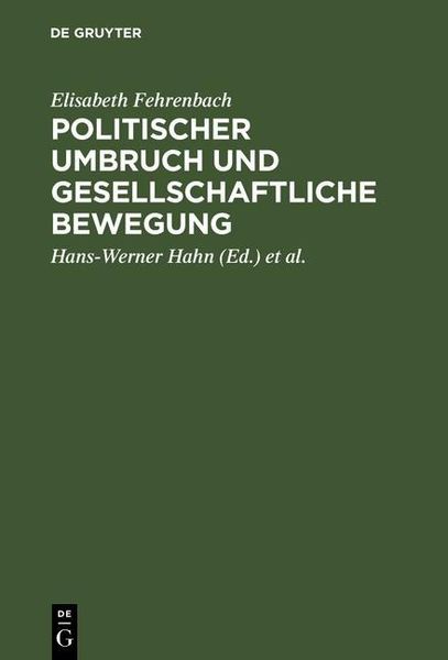 Produktbild: Politischer Umbruch und gesellschaftliche Bewegung