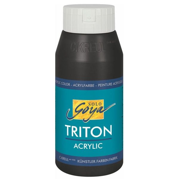 Produktbild: KREUL SOLO GOYA Triton Acrylic Schwarz 750 ml