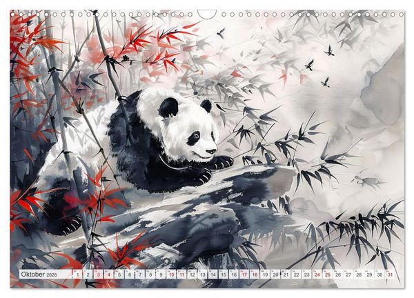 Produktbild: Die Essenz von China - Chinesische Landschaften und Symbole in Harmonie (Wandkalender 2026 DIN A3 quer), CALVENDO Monatskalender