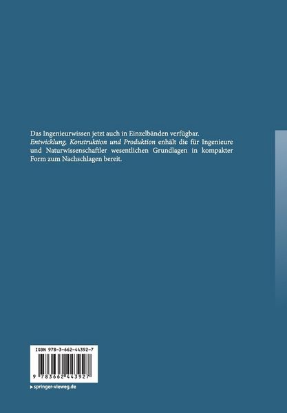 Produktbild: Das Ingenieurwissen: Entwicklung, Konstruktion und Produktion