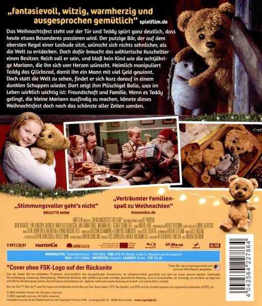 Produktbild: Ein Weihnachtsfest f&uuml;r Teddy (Blu-ray)