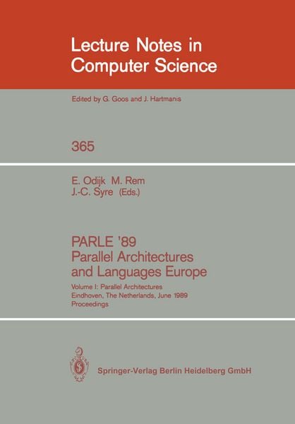 Produktbild: PARLE '89 - Parallel Architectures and Languages Europe