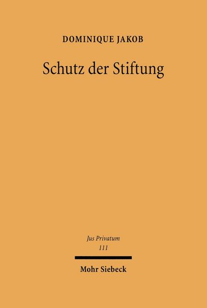 Produktbild: Schutz der Stiftung