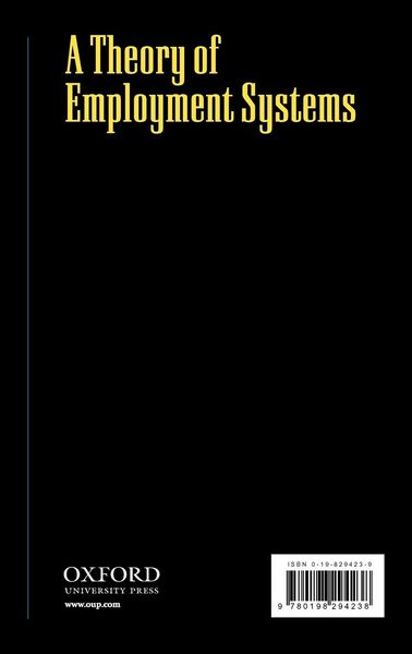 Produktbild: A Theory of Employment Systems