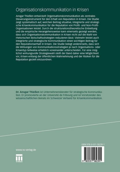 Produktbild: Organisationskommunikation in Krisen