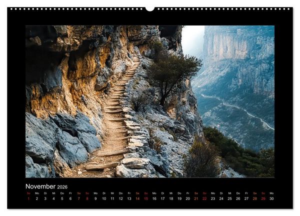 Produktbild: Abenteuerliche Wege (hochwertiger Premium Wandkalender 2026 DIN A2 quer), Kunstdruck in Hochglanz