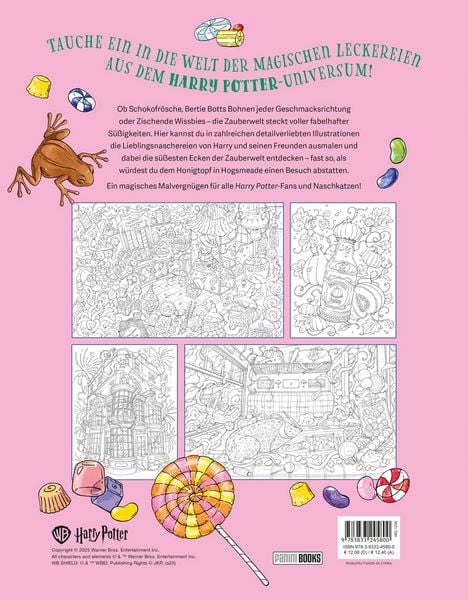 Produktbild: Aus den Filmen zu Harry Potter: Magische Leckereien - Das offizielle Malbuch