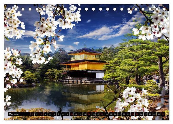 Produktbild: Japan. Impressionen (Tischkalender 2026 DIN A5 quer), CALVENDO Monatskalender