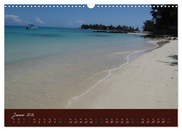 Produktbild: Indische Perle - Mauritius (Wandkalender 2026 DIN A3 quer), CALVENDO Monatskalender