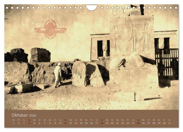 Produktbild: &Auml;gypten Nostalgie & Antike 2026 (Wandkalender 2026 DIN A4 quer), CALVENDO Monatskalender